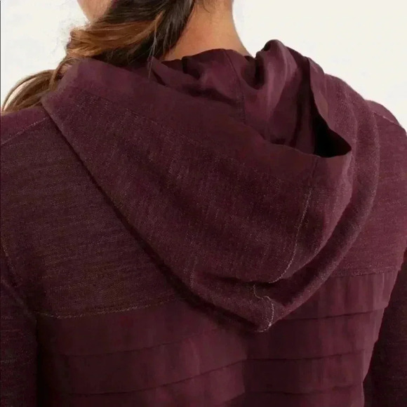 Lululemon Sattva Y2K Cropped Wool Jacket Full Zip Athletic Retro - Picture 5 of 17